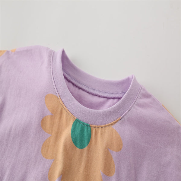 Floral Kids 2 Pcs Summer Outfits