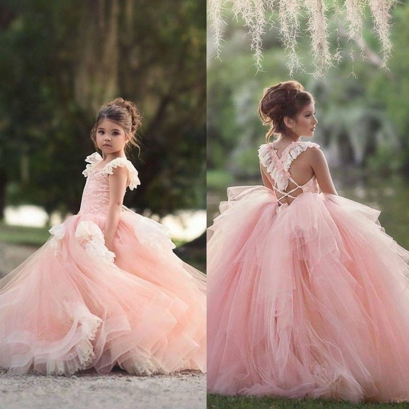 Fantastic Puffy Flower Girl Dresses - Cotton Castles Luxury Kids