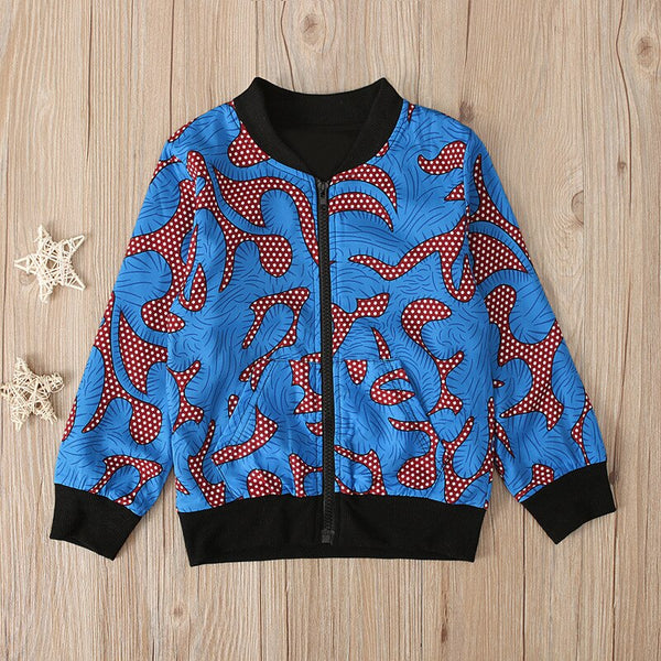African Bohemian Style Zipper Jacket