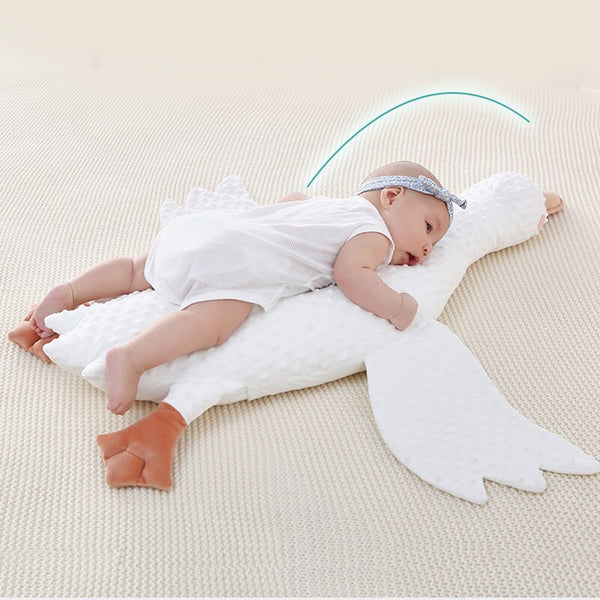 Newborn White Goose Soothing Sleeping Pillow