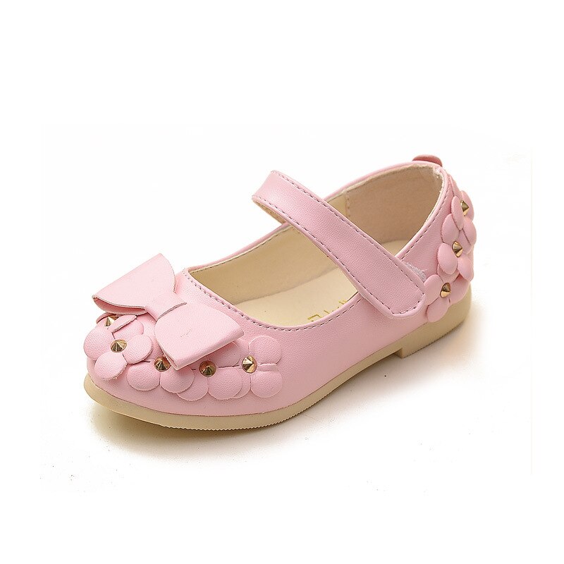 Rhinestone Flower Bow Shoes - Cotton Castles Luxury Kids