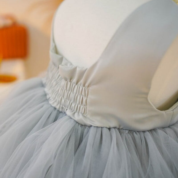 Baby Tutu Tulle Vintage Ball Gown - Cotton Castles Luxury Kids