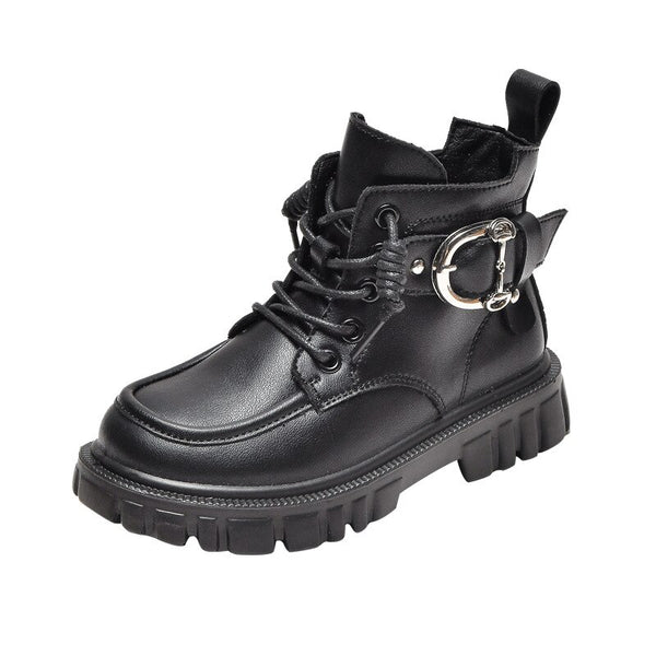 Kids Ankle Leather British Boots