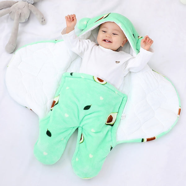 Newborn Flannel Baby Wrap Sleep Sack