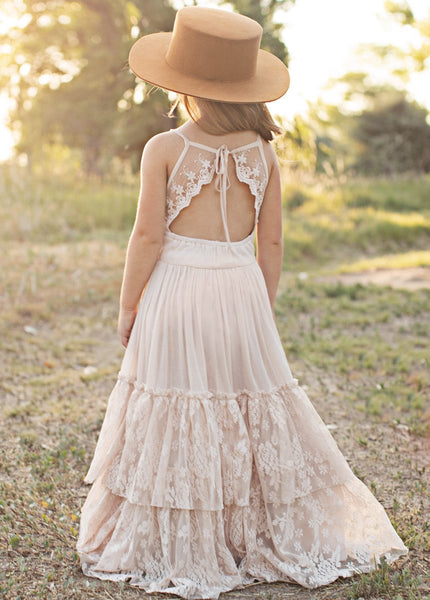 Lace Cotton Birthday Dress - Cotton Castles Luxury Kids