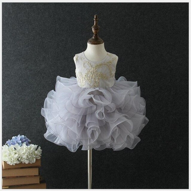 Baby Girl Baptism Dress - Cotton Castles Luxury  Diaper Cakes