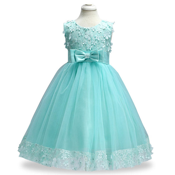 Toddler Girl Flower Petals Dress - Cotton Castles Luxury  Diaper Cakes