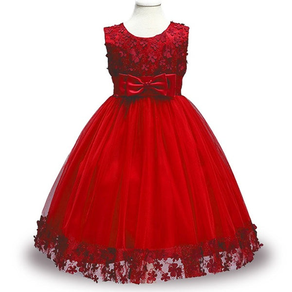Toddler Girl Flower Petals Dress - Cotton Castles Luxury  Diaper Cakes