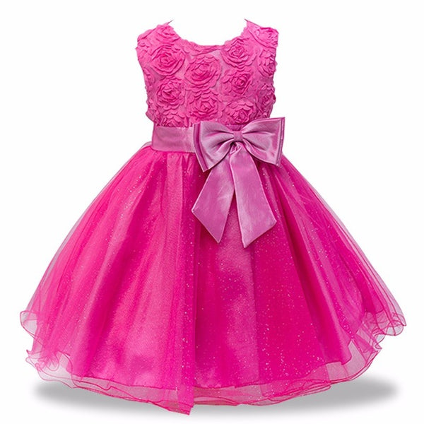 Toddler Girl Flower Petals Dress - Cotton Castles Luxury  Diaper Cakes