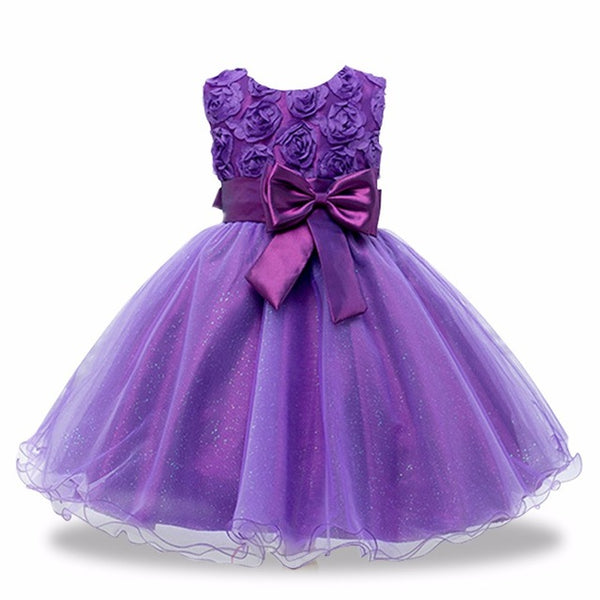 Toddler Girl Flower Petals Dress - Cotton Castles Luxury  Diaper Cakes