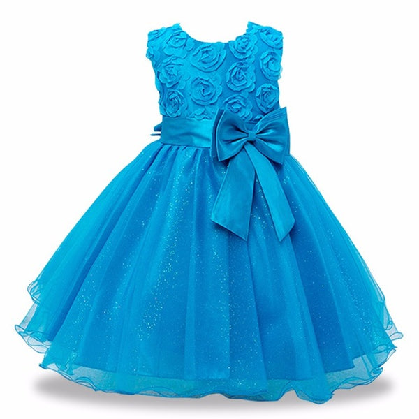 Toddler Girl Flower Petals Dress - Cotton Castles Luxury  Diaper Cakes