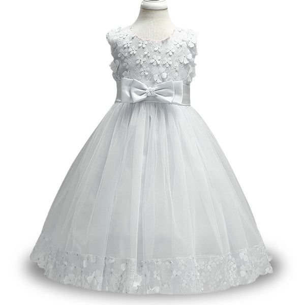Toddler Girl Flower Petals Dress - Cotton Castles Luxury  Diaper Cakes
