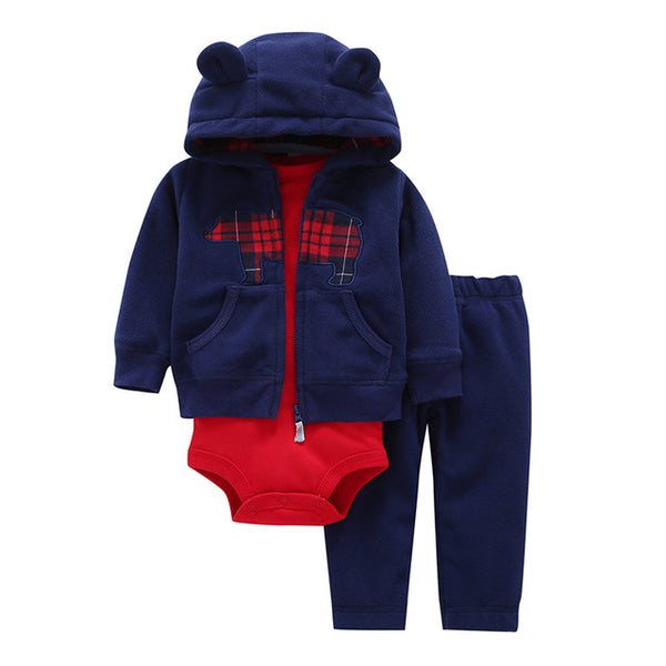 Little Mister Coat+Pants+Baby Romper - Cotton Castles Luxury  Diaper Cakes