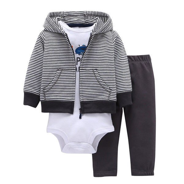 Little Mister Coat+Pants+Baby Romper - Cotton Castles Luxury  Diaper Cakes
