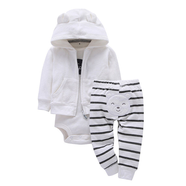 Little Mister Coat+Pants+Baby Romper - Cotton Castles Luxury  Diaper Cakes