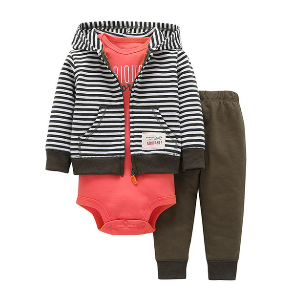 Little Mister Coat+Pants+Baby Romper - Cotton Castles Luxury  Diaper Cakes