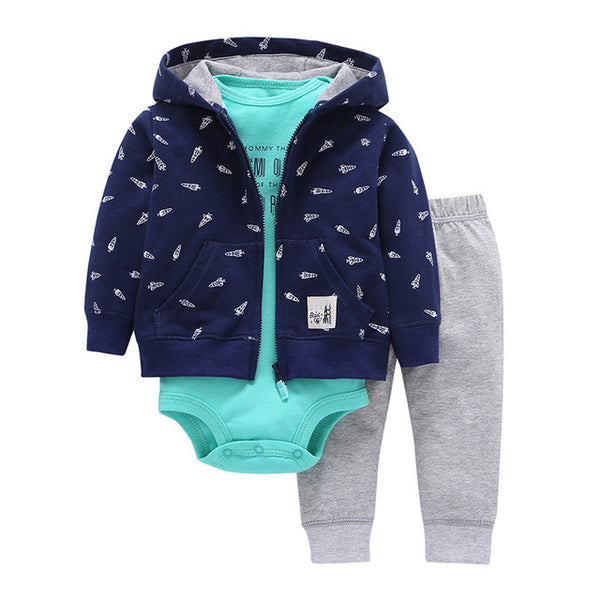 Little Mister Coat+Pants+Baby Romper - Cotton Castles Luxury  Diaper Cakes
