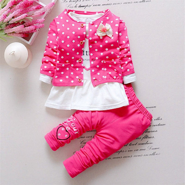 Spring Baby 3Pcs Outfit - Cotton Castles Luxury  Diaper Cakes