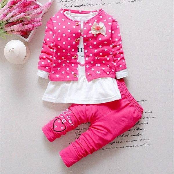Spring Baby 3Pcs Outfit - Cotton Castles Luxury  Diaper Cakes