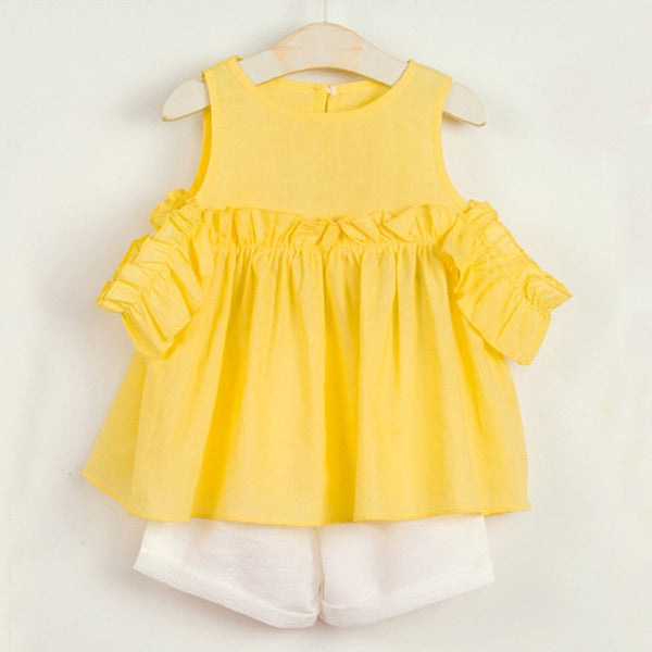 Flower Vest Shorts Suit - Cotton Castles Luxury  Diaper Cakes